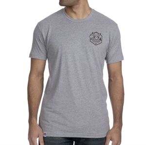 Outdoors with Pokémon Heather Gray Crew Neck T-Shirt - Men medium